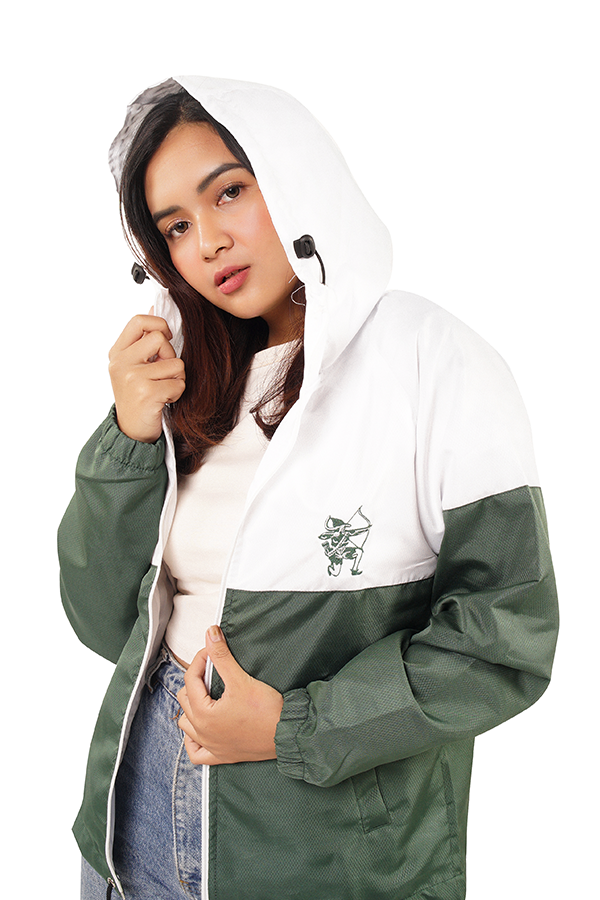 Green Archer Windbreaker Jacket