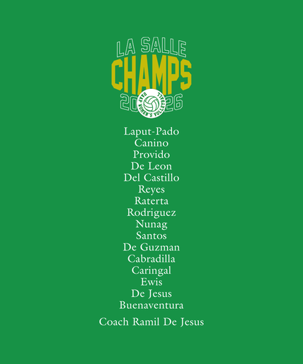 2026 UAAP Volleyball Championship Shirt