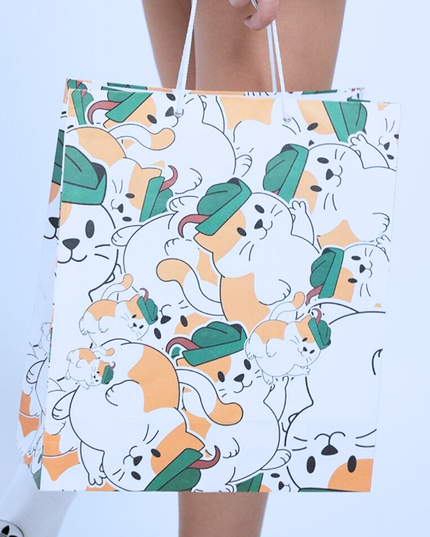 La Salle Cat Paper Bag