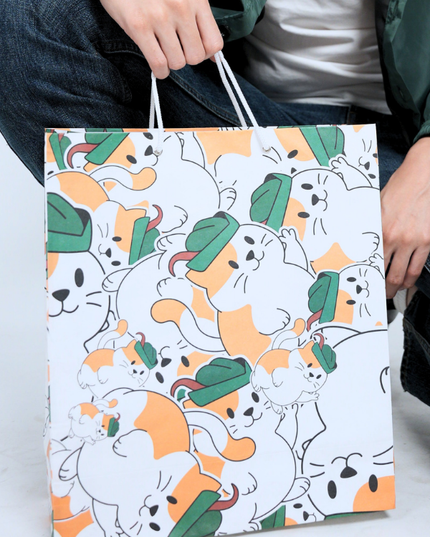 La Salle Cat Paper Bag
