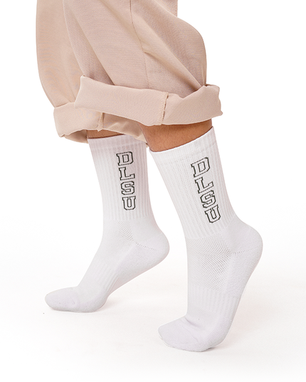lasalle-university-bookstore-la salle-dlsu-gear-clothing-de la salle-greenarcher-archers-animo-animolasalle-ls--lsgh-green archer-store-delasalle-taft-2401-uaap-philippines-ph-socks-white-foot-foot wear