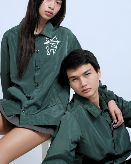 Green Archer Coach Jacket