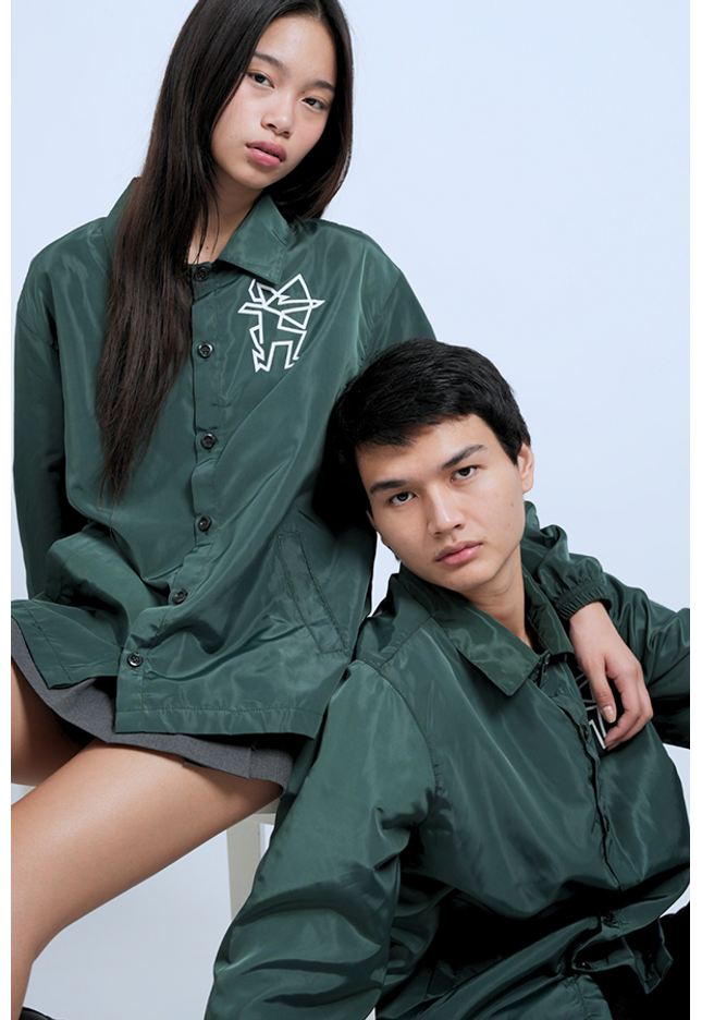 Green Archer Coach Jacket