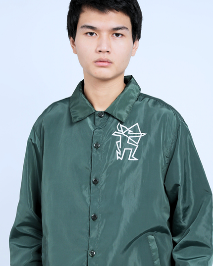 Green Archer Coach Jacket
