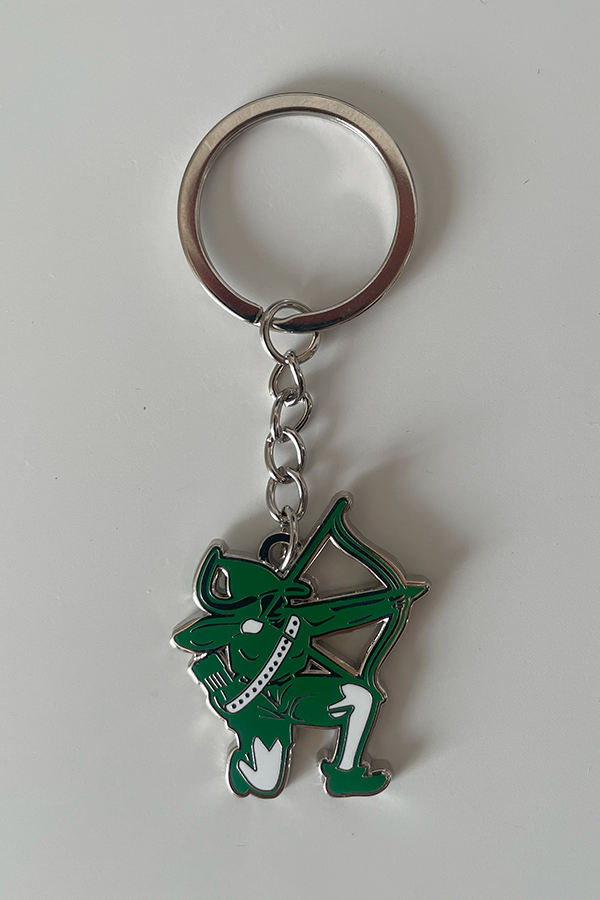 Green Archer Metal Key Chain