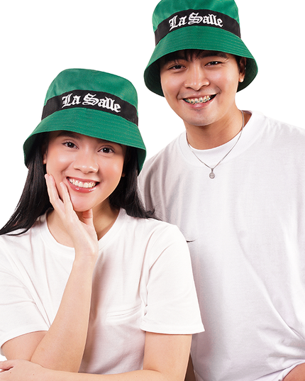 lasalle-university-bookstore-la salle-dlsu-gear-clothing-de la salle-greenarcher-archers-animo-animolasalle-ls--lsgh-green archer-store-delasalle-taft-2401-uaap-philippines-ph-hat-head-cap-head gear-green-black-bucket hat-hat-cap
