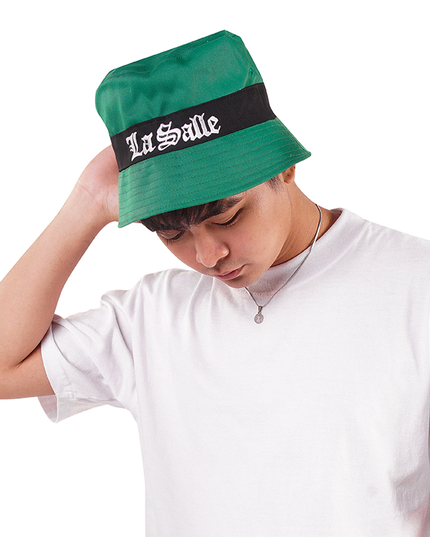 lasalle-university-bookstore-la salle-dlsu-gear-clothing-de la salle-greenarcher-archers-animo-animolasalle-ls--lsgh-green archer-store-delasalle-taft-2401-uaap-philippines-ph-hat-head-cap-head gear-green-black-bucket hat-hat-cap