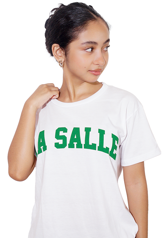 lasalle-university-bookstore-la salle-dlsu-gear-clothing-de la salle-greenarcher-archers-animo-animolasalle-ls--lsgh-green archer-store-delasalle-taft-2401-uaap-philippines-ph-shirt-white