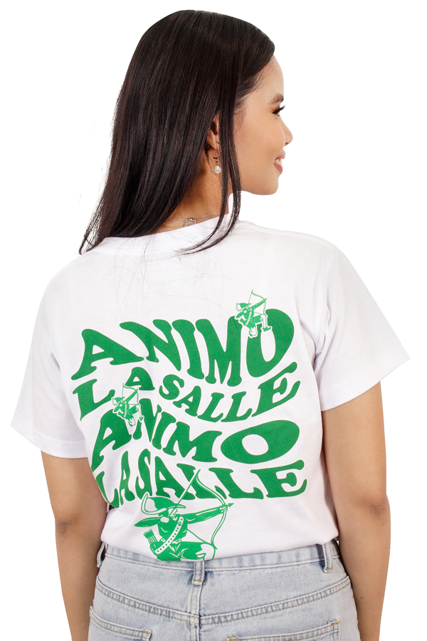 lasalle-university-bookstore-la salle-dlsu-gear-clothing-de la salle-greenarcher-archers-animo-animolasalle-ls--lsgh-green archer-store-delasalle-taft-2401-uaap-philippines-ph-shirt-white