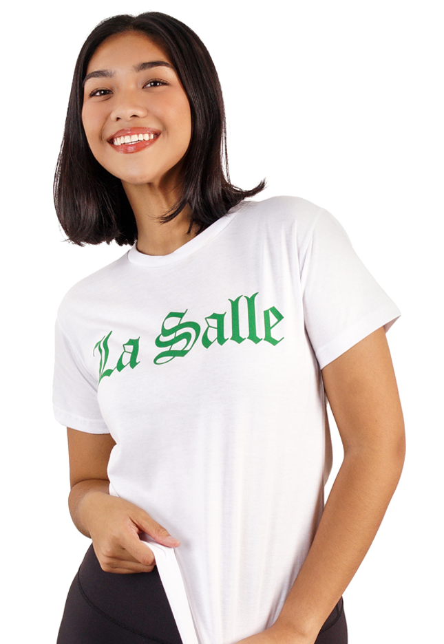 lasalle-university-bookstore-la salle-dlsu-gear-clothing-de la salle-greenarcher-archers-animo-animolasalle-ls--lsgh-green archer-store-delasalle-taft-2401-uaap-philippines-ph-shirt-white