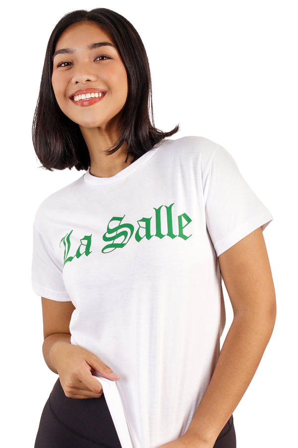 lasalle-university-bookstore-la salle-dlsu-gear-clothing-de la salle-greenarcher-archers-animo-animolasalle-ls--lsgh-green archer-store-delasalle-taft-2401-uaap-philippines-ph-shirt-white