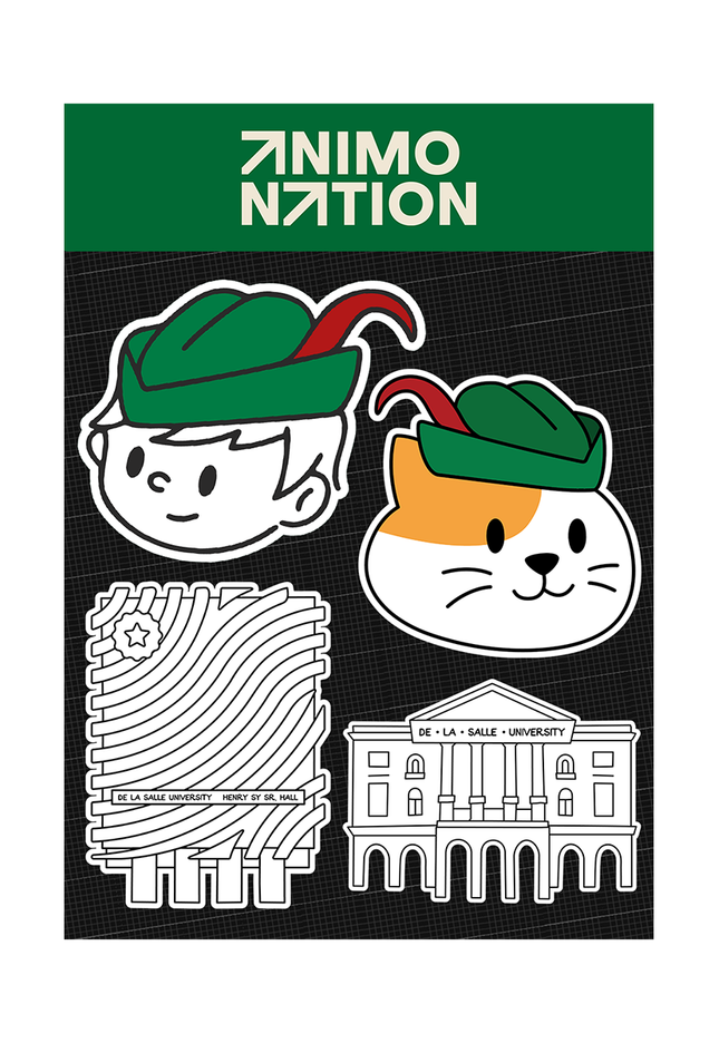 La Salle Cute Collection Sticker Set